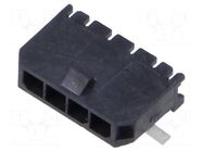 Connector: wire-board; socket; male; PIN: 4; Micro-Fit 3.0; 3mm; 5A MOLEX