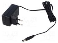 Power supply: switching; mains,plug-in; 12VDC; 2A; 24W; 81.16% POS