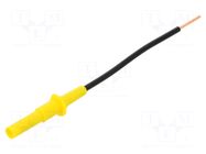 Measuring tip; 36A; yellow; Socket size: 4mm; L: 140mm ELECTRO-PJP
