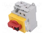 Switch-disconnector; Poles: 4; for DIN rail mounting; 32A; IP20 QOLTEC