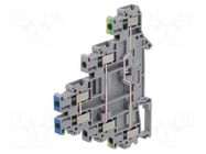Splice terminal: rail; screw terminal; grey; polyamide; 0.14÷4mm2 PHOENIX CONTACT