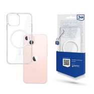 Case for iPhone 14 compatible with MagSafe from the 3mk MagCase series - transparent, 3mk Protection