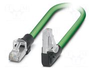 Patch cord; RJ45 plug,RJ45 right angled plug; SF/UTP; 5; 0.5m PHOENIX CONTACT