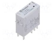 Relay: electromagnetic; DPDT; Ucoil: 110VDC; Icontacts max: 15A FINDER