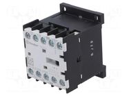 Contactor: 4-pole; NC + NO x3; 230VAC; 9A; for DIN rail mounting FINDER