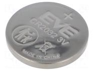 Battery: lithium; CR2032,coin; 3V; 225mAh; non-rechargeable EVE BATTERY