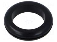 Grommet; Ømount.hole: 52mm; Øhole: 41mm; black; -40÷125°C; EPDM ESSENTRA