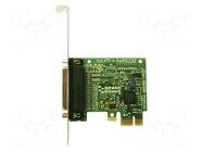 Analog input card; LPT,PCI,PCI Express,UART; 80x18x120mm BRAINBOXES