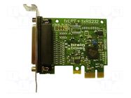 Analog input card; LPT,PCI,PCI Express,UART; 80x18x120mm BRAINBOXES