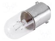 Filament lamp: miniature; T1-3/4 MG; white; 24VDC; 24VAC EAO