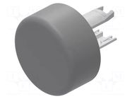 Actuator lens; 18; grey; plastic; Ø13.8mm EAO