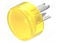 Actuator lens; 18; yellow; plastic; Ø13.8mm EAO