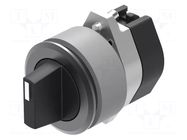 Switch: rotary; 30mm; black; none; IP65; prominent; OptoHiT; Ø30.5mm EAO