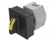 Switch: rotary; 30mm; Stabl.pos: 3; black; BA9S,LED; IP65; prominent EAO