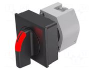 Switch: rotary; 30mm; Stabl.pos: 2; black; BA9S,LED; IP65; prominent EAO