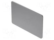 Description label; OptoHiT; black; 14.5x23.5mm; aluminium EAO