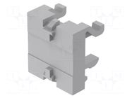 Mounting unit; 04; white; plastic EAO