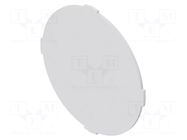 Cover; OptoHiT; white; plastic; Ø20mm EAO