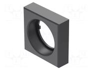 Bezel; black; 26x26mm EAO