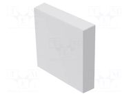 Actuator lens; OptoHiT; white; plastic; 24.4x24.4mm EAO