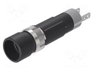 Indicator: body; Ø8mm; 19; connectors; plastic; Face dim: Ø9mm EAO