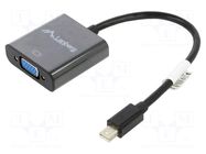 Adapter; DisplayPort mini plug,VGA female; DisplayPort 1.2 LANBERG