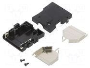 Enclosure: for connectors; DH; PIN: 37; for cable HIROSE