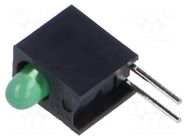 LED; in housing; 3mm; No.of diodes: 1; green; 20mA; Lens: diffused MARL