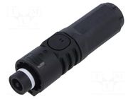 Connector: DC supply; SurLok Plus; female; 10.3mm; PIN: 1; crimped AMPHENOL