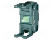 Contact block; 46; -25÷55°C; front fixing; Leads: screw; 600VAC EAO