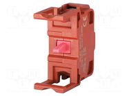 Contact block; 46; -25÷55°C; front fixing; Leads: screw terminals EAO