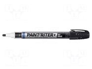 Marker: with liquid paint; black; PAINTRITER+ HP; Tip: round MARKAL