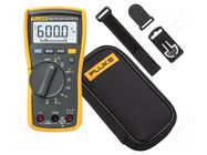 Digital multimeter; LCD; 3,75 digit (6000); True RMS AC FLUKE