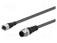 Cable: for sensors/automation; PIN: 4; 2m; Wire colour: grey AUTONICS