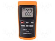 Meter: temperature; digital; LCD; (1000); -200÷1370°C; Resol: 0.1°C AXIOMET