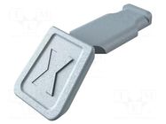 Markers; grey; 10pcs; for KNIPEX Comfort pliers,KNIPEXtend KNIPEX