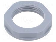 Nut; PG13,5; polyamide; 27mm; grey; Thread: PG; Entrelec TE Connectivity