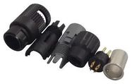 CIRCULAR CONNECTOR, PLUG, 4 WAY, CABLE