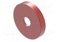 Actuator lens; OptoHiT; red; aluminium; Ø23.7mm EAO
