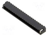 Connector: wire-board; socket; male; SignalBee; PIN: 20; horizontal HIROSE