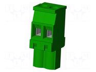 Connector: pluggable terminal block; plug; female; TS; 15A; 300V AMPHENOL ANYTEK