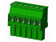 Connector: pluggable terminal block; plug; female; TS; 10A; 300V AMPHENOL ANYTEK