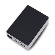 Case for Raspberry Pi 5 - aluminium - silver and black - Flirc