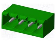 Connector: pluggable terminal block; socket; male; OQ; 20A; 300V AMPHENOL ANYTEK