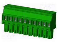 Connector: pluggable terminal block; plug; female; TS; 8A; 300V AMPHENOL ANYTEK