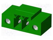 Connector: pluggable terminal block; socket; male; OQ; 10A; 300V AMPHENOL ANYTEK