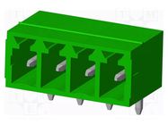 Connector: pluggable terminal block; socket; male; OQ; 10A; 300V AMPHENOL ANYTEK