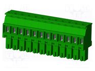 Connector: pluggable terminal block; plug; female; TS; 8A; 300V AMPHENOL ANYTEK