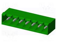 Connector: pluggable terminal block; socket; male; OQ; 20A; 300V AMPHENOL ANYTEK