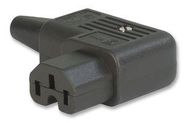 SOCKET, IEC, HOT, RIGHT ANGLE